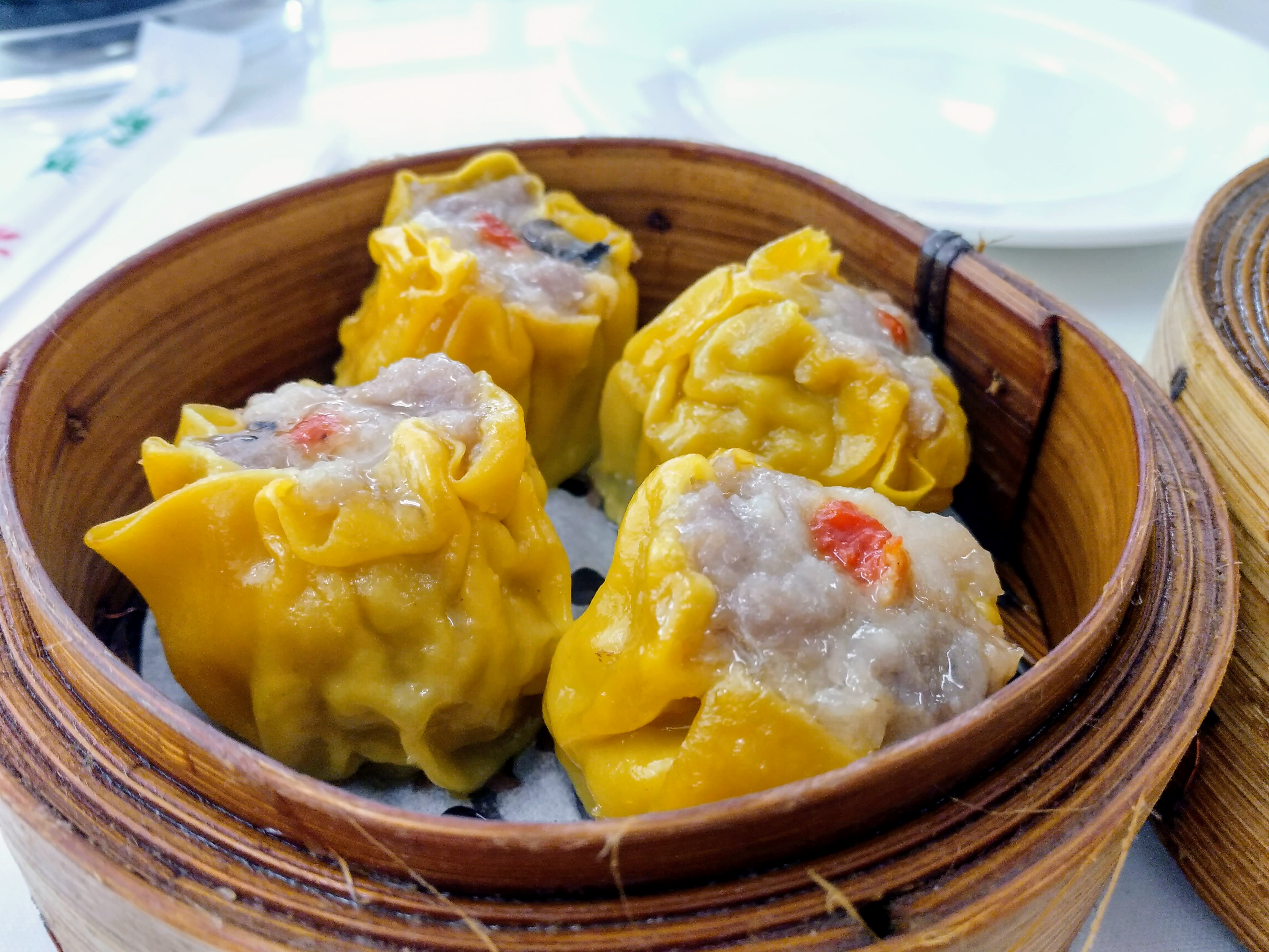 港式燒賣真實照片